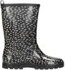 Rainboot Dots Black Taupe - small