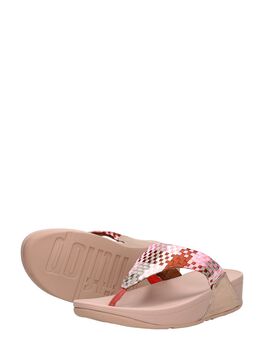 Lulu Silky Weave Toe-Post Sandals