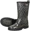 Rainboot Dots Black Taupe - small