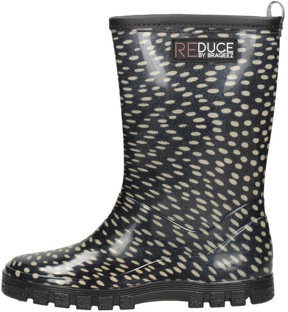 Rainboot Dots Black Taupe - large