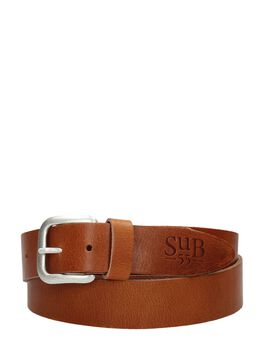 Lederen riem cognac